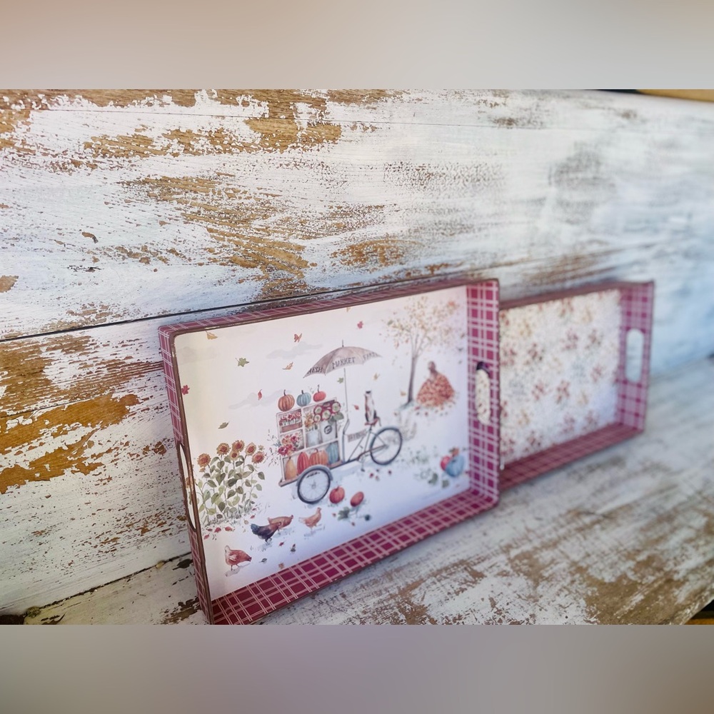 Fall Days Tray Set - Picture 2 of 13